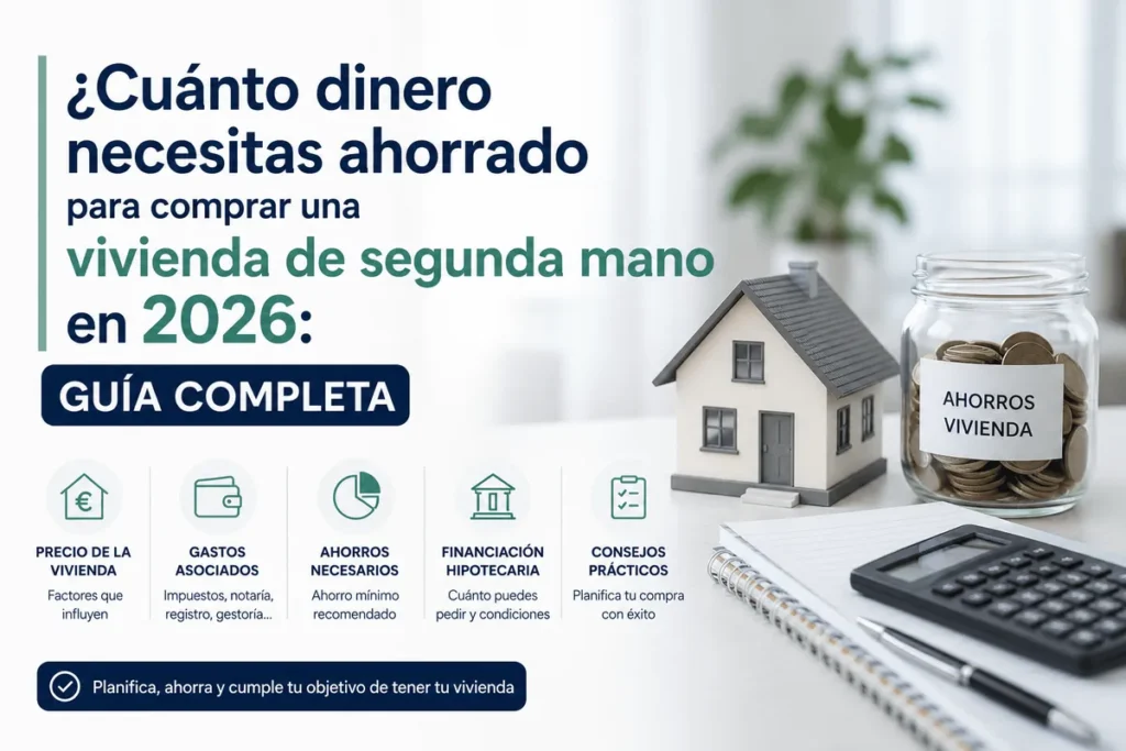 Cuánto dinero necesitas ahorrado para comprar una vivienda