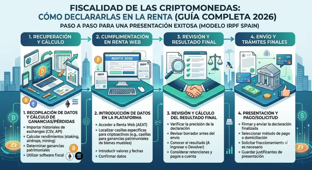 Cómo declarar criptomonedas en la renta