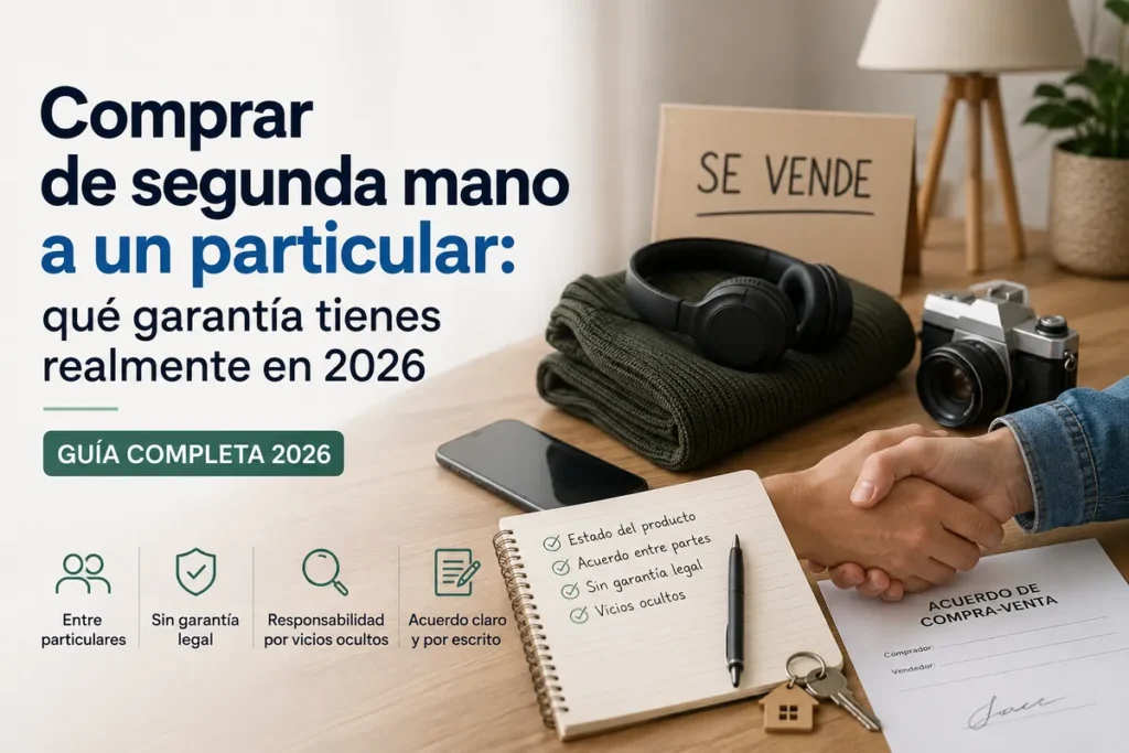 Garantía en compras de segunda mano entre particulares