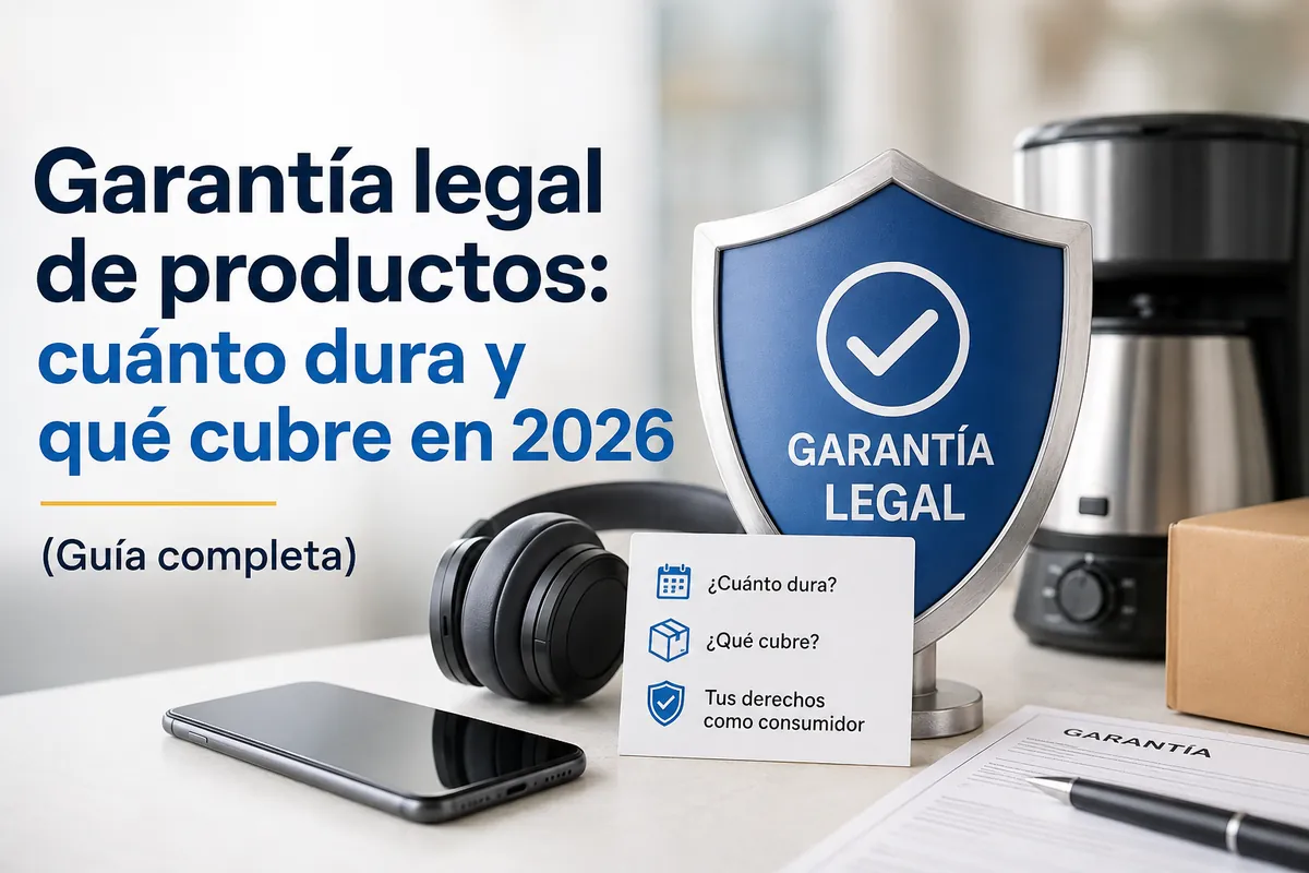 Garantía legal de productos 2026: duración y cobertura