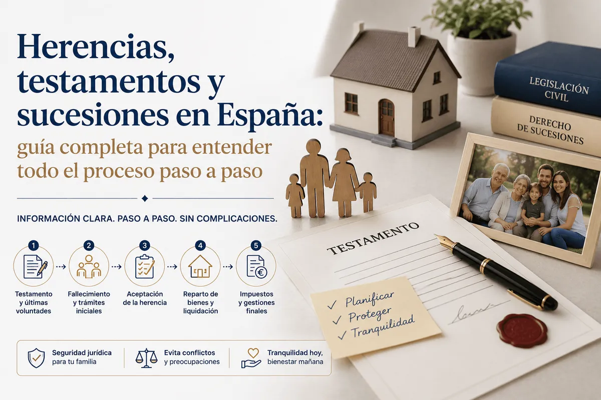 Cómo tramitar una herencia en España: pasos, testamento e Impuesto de Sucesiones